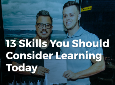An episode cover of 13 Skills You Should Consider Learning Today